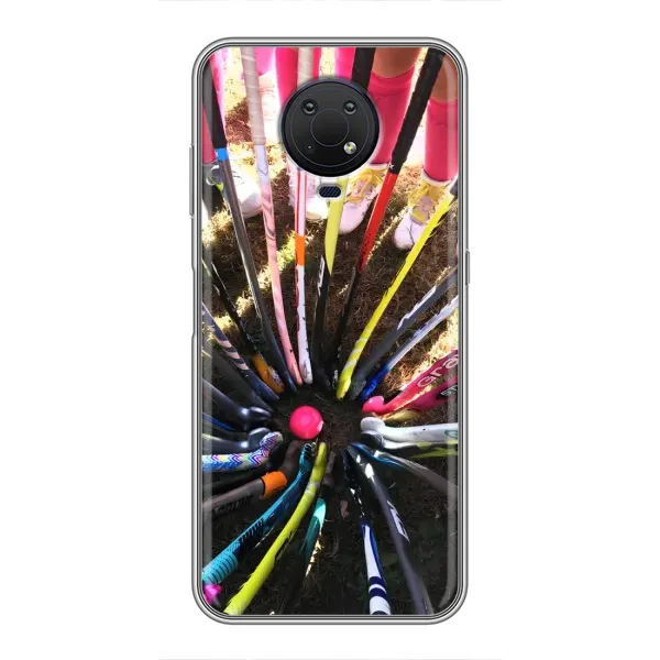 Чехол с рисунком «Флорбол» для Nokia G10 Чехол с рисунком «Флорбол» для Nokia G10