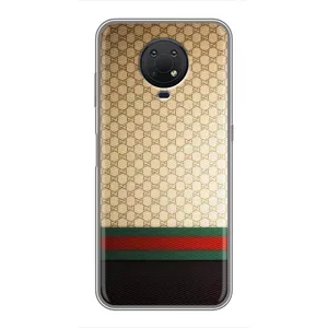 Чехлы Бренд GUCCI для Nokia G10 (Фон Гуччи)