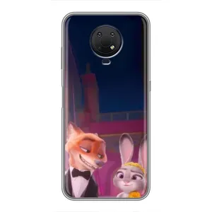 Силіконовий чохол з принтом Зоотрополіс для Nokia G10 (Головні герої)