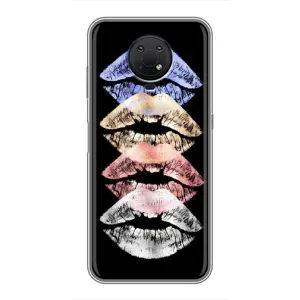 Чехол Стильные девушки на Nokia G10 (Губы)