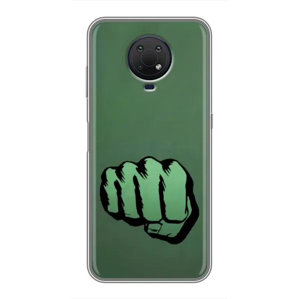 Чехол с рисунком «Халк» для Nokia G10