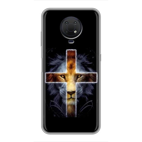 Чехол с рисунком «Иисус Лев» для Nokia G10 Чехол с рисунком «Иисус Лев» для Nokia G10