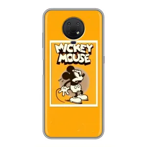 Чехлы с принтом Микки Маус на Nokia G10 (Испуганный Микки)