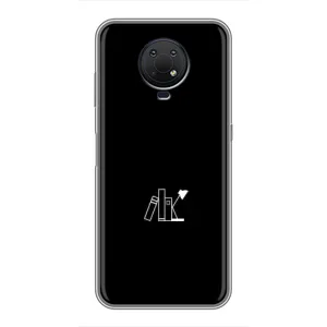 Чехол с картинками на черном фоне для Nokia G10 (Книжки)
