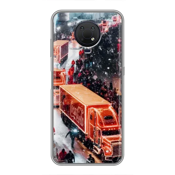 Чехол с рисунком «Кока Кола» для Nokia G10