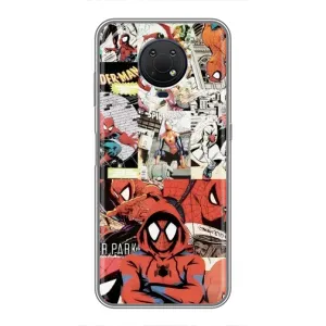 Чехол Супергерой Человека Паука на Nokia G10 (Комикс Паука)
