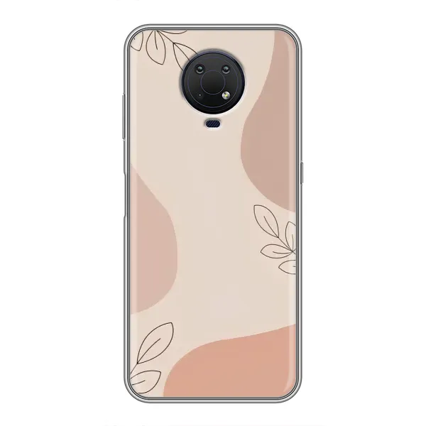 Чехол с рисунком «Коричневый фон» для Nokia G10