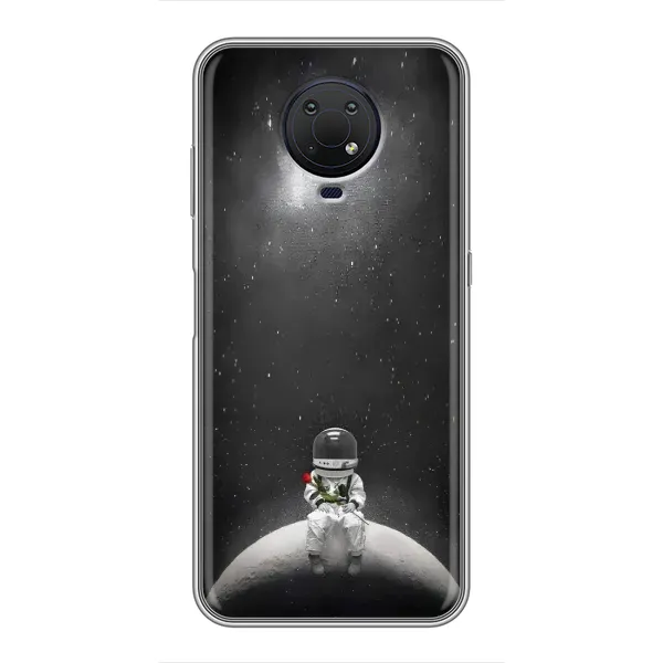 Чехол с рисунком «Космонавт романтик» для Nokia G10 Чехол с рисунком «Космонавт романтик» для Nokia G10