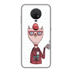 Чехол на тематику: Коты для Nokia G10 (Кот аристократ)