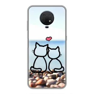 Силіконові Чохли Коханій людині для Nokia G10 (Котейки)