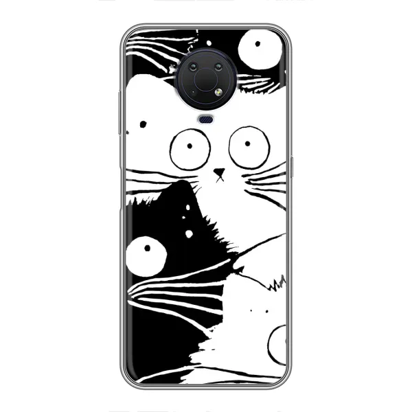 Чехол с рисунком «КОТИКИ» для Nokia G10 Чехол с рисунком «КОТИКИ» для Nokia G10