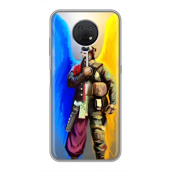 Чехол с рисунком «Козак с крыльями» для Nokia G10 Чехол с рисунком «Козак с крыльями» для Nokia G10
