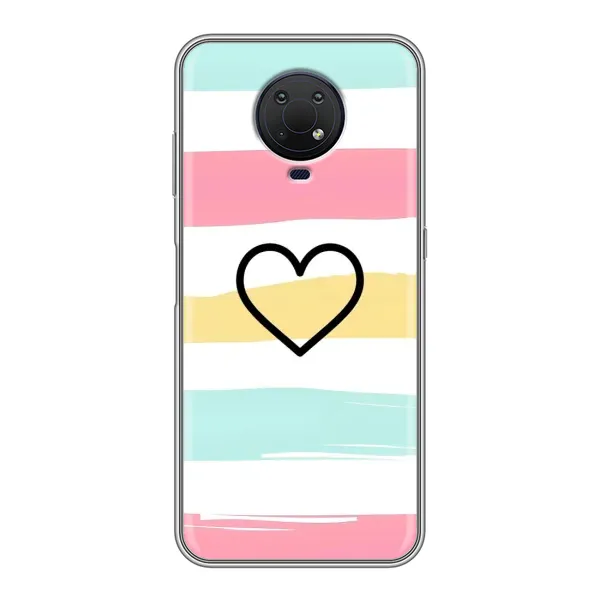 Чохол з малюнком «Гарне сердечко» для Nokia G10 Чохол з малюнком «Гарне сердечко» для Nokia G10