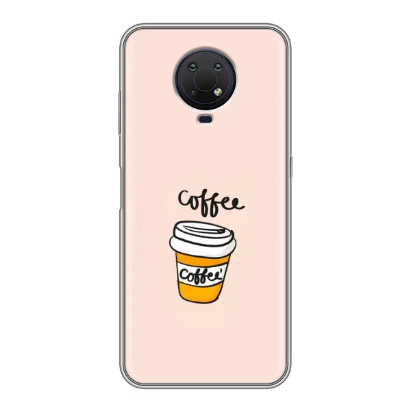 Чехол с рисунком «Кружка кофе» для Nokia G10 Чехол с рисунком «Кружка кофе» для Nokia G10