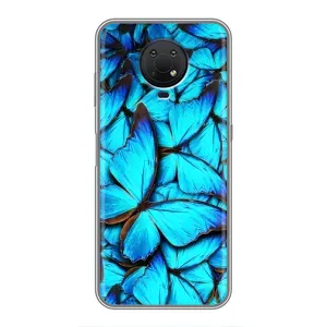 Силиконовый бампер с картинкой животных для Nokia G10 (Крылья бабочек)