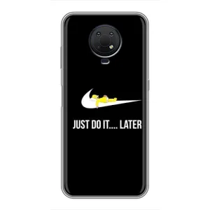Чехол с рисунком «Later» для Nokia G10