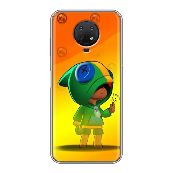 Чехол с рисунком «LEON в кофте» для Nokia G10