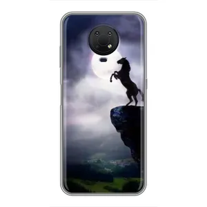 Чехлы с изображением разных животных для Nokia G10 (Лошадь)