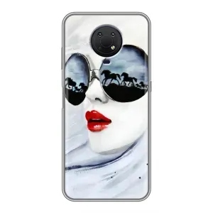 Чехол с картинкой Модные Девчонки Nokia G10 (Любительница коней)