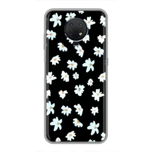 Чехол с ромашками на Nokia G10 (Маленькие ромашки)