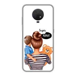 Чехлы для МАМЫ на Nokia G10 (Мама и сын)