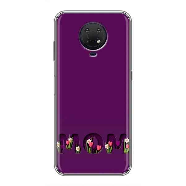 Чехол с рисунком «Мама с цветами» для Nokia G10 Чехол с рисунком «Мама с цветами» для Nokia G10