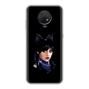 Чехлы с принтом Уэнсдей на Nokia G10 (Милая Уэнсдей)