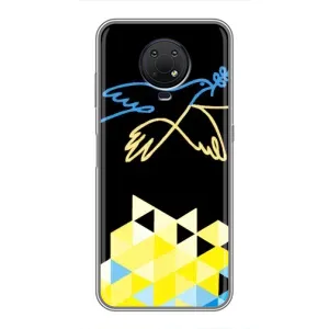 Чехол на Nokia G10 Украинский дизайн (Мир для Украины)