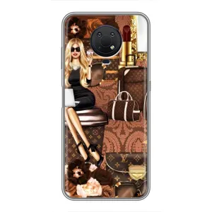 Чехол Стиль Louis Vuitton на Nokia G10 (Мода Луи Виттон)