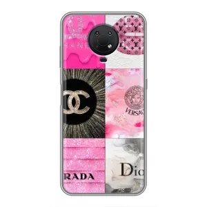 Чехол (Dior, Prada, YSL, Chanel) для Nokia G10 (Модница)