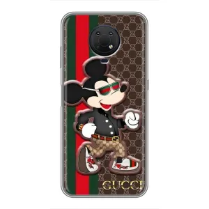 Чехлы Бренд GUCCI для Nokia G10 (Маус Гуччи)