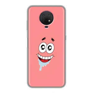 Чехлы с Патриком на Nokia G10 (Мордочка Патрика)