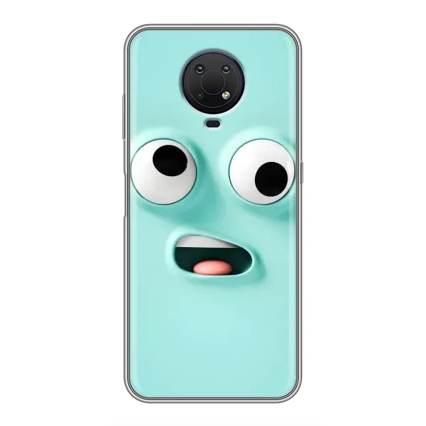 Чехол с рисунком «Забавное мятное лицо» для Nokia G10 Чехол с рисунком «Забавное мятное лицо» для Nokia G10