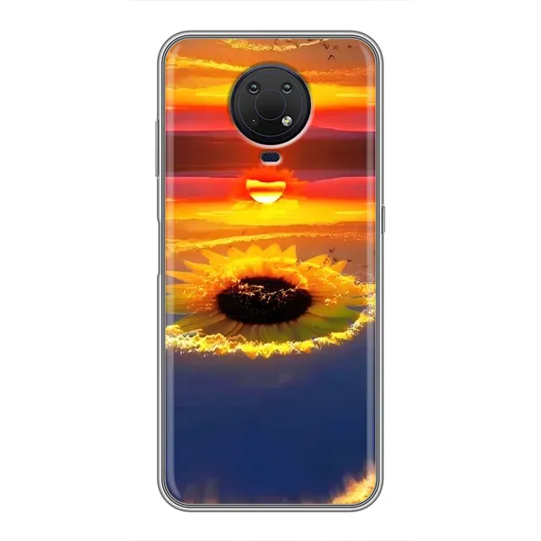 Чехол с рисунком «Небо подсолнух» для Nokia G10 Чехол с рисунком «Небо подсолнух» для Nokia G10