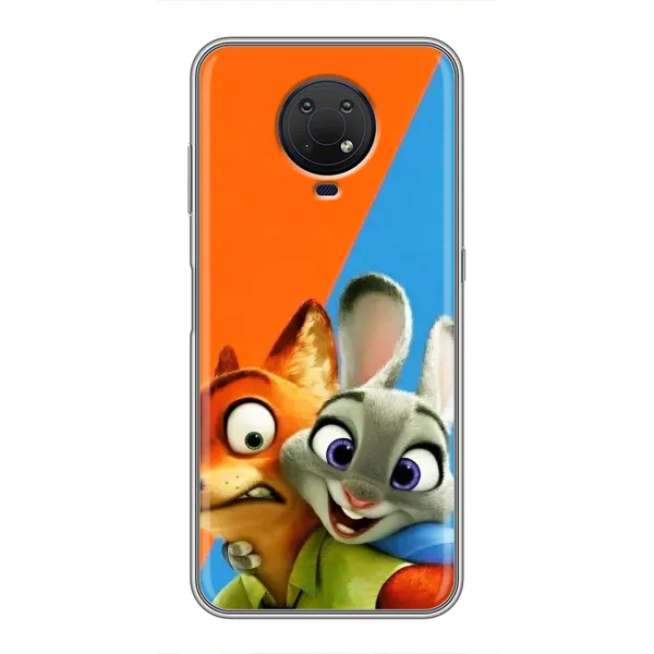 Чехол с рисунком «Ник и Хопс» для Nokia G10 Чехол с рисунком «Ник и Хопс» для Nokia G10
