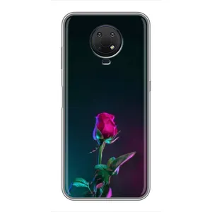 Чехлы с принтом Розочки для Nokia G10 (Ночная роза)