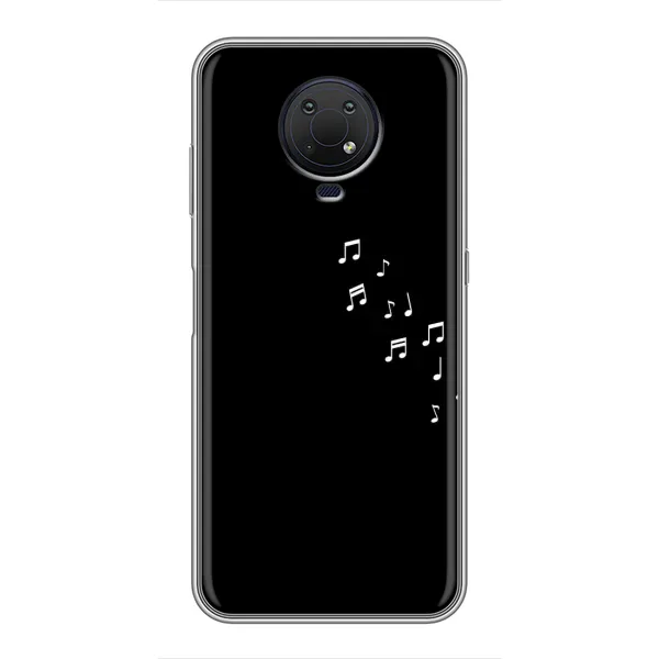 Чехол с рисунком «Ноты» для Nokia G10 Чехол с рисунком «Ноты» для Nokia G10
