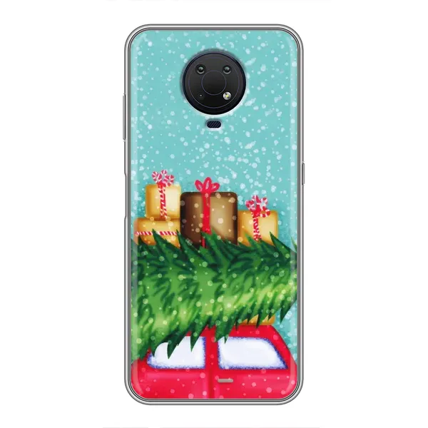Чехол с рисунком «Новогодние подарки» для Nokia G10 Чехол с рисунком «Новогодние подарки» для Nokia G10