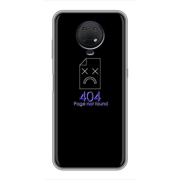 Чехол с рисунком «Ошибка 404» для Nokia G10