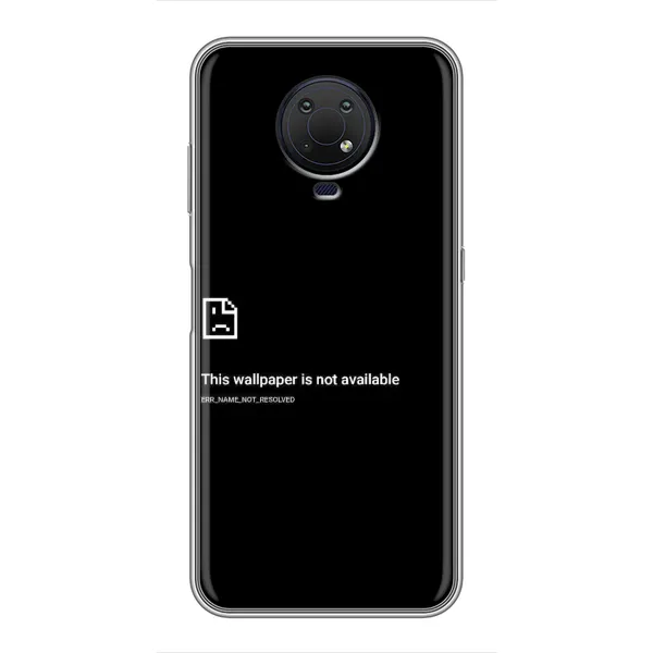 Чохол з малюнком «Помилка» для Nokia G10