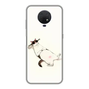 Чехол на тематику: Коты для Nokia G10 (Отдых)