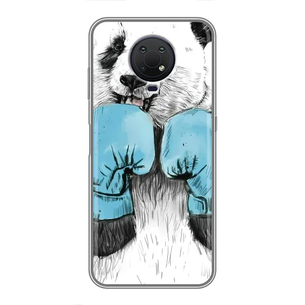 Чехол с рисунком «Панда боксер» для Nokia G10 Чехол с рисунком «Панда боксер» для Nokia G10