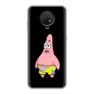 Чехлы с Патриком на Nokia G10 (Патрик завис)