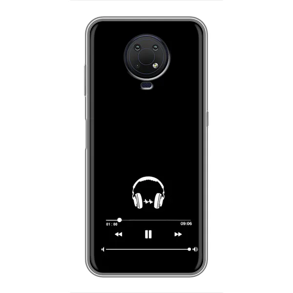 Чехол с рисунком «Плеер» для Nokia G10 Чехол с рисунком «Плеер» для Nokia G10