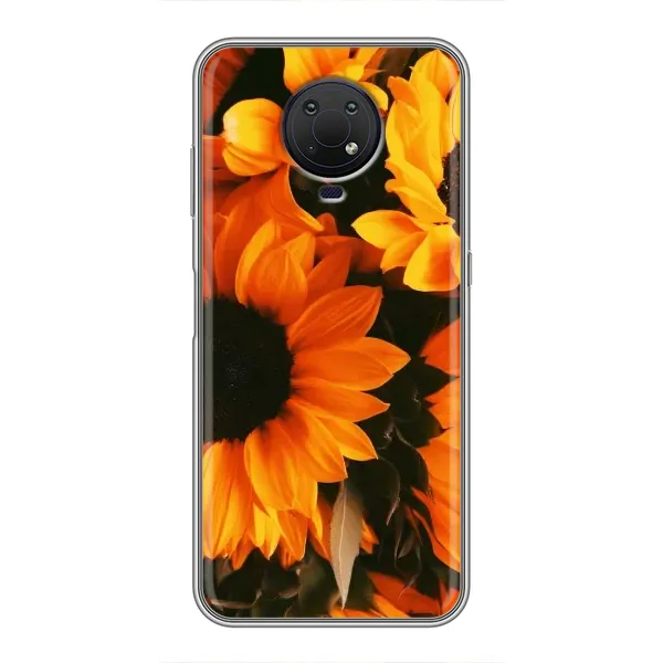 Чехол с рисунком «подсолнухи» для Nokia G10 Чехол с рисунком «подсолнухи» для Nokia G10