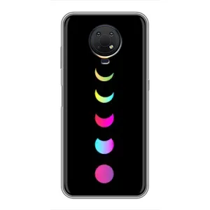 Чехол (ТПУ) с планетами на Nokia G10 (Полнолуние)