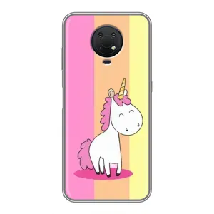 Чехол Unicorn на Nokia G10 (Радужный Единорог)