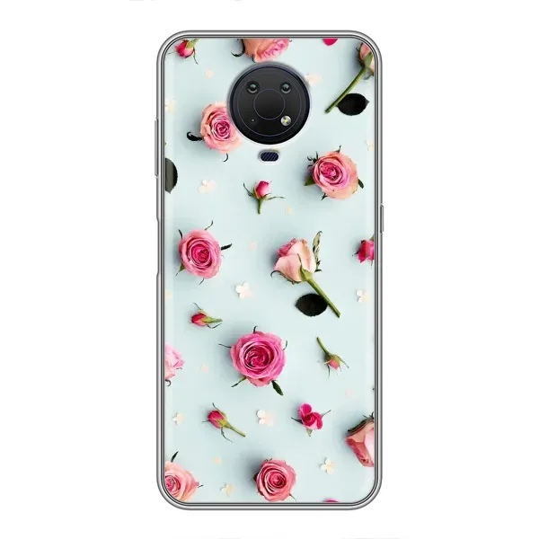 Чехол с рисунком «Разные цветы» для Nokia G10 Чехол с рисунком «Разные цветы» для Nokia G10
