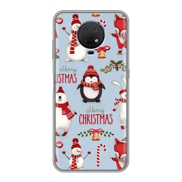 Чехол с рисунком «Рождественский» для Nokia G10 Чехол с рисунком «Рождественский» для Nokia G10