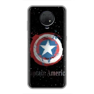 Чехол с Щитом Капитана Америки на Nokia G10 (Щит Капитана)
